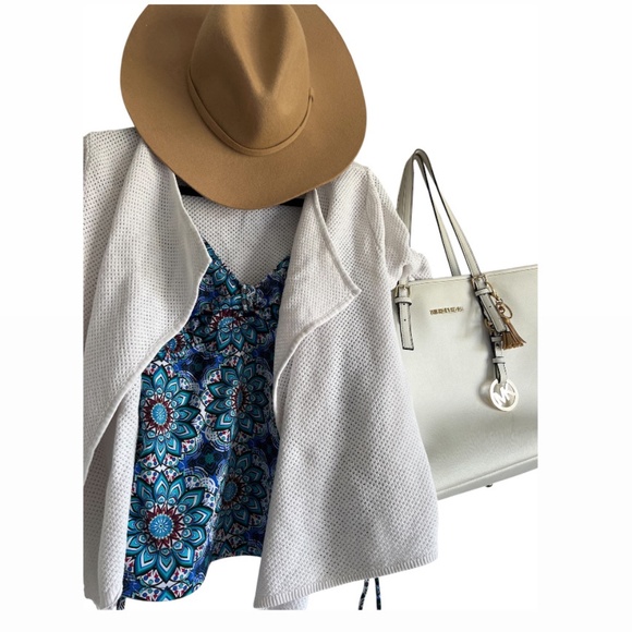 Tankini Top with White Cardi and MK white tote “3 piece set” - Picture 1 of 11